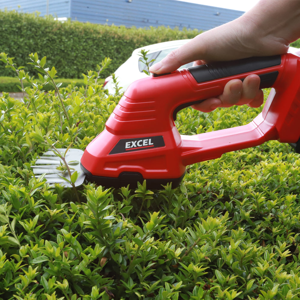 Excel 18V Hedge Trimmer & Grass Shear with 2 x 5.0Ah Batteries + Fast Charger EXL5235