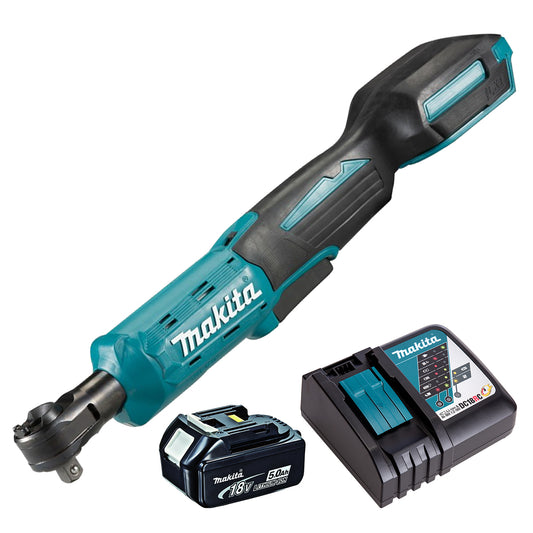Makita DWR180Z 18V LXT Ratchet Wrench With 1 x 5.0Ah Battery & Charger