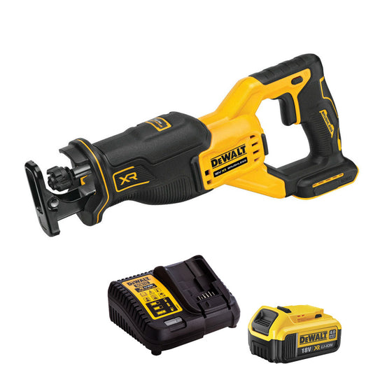 Dewalt DCS382N 18V Brushless Reciprocating Saw with 1 x 4.0Ah Battery & Charger