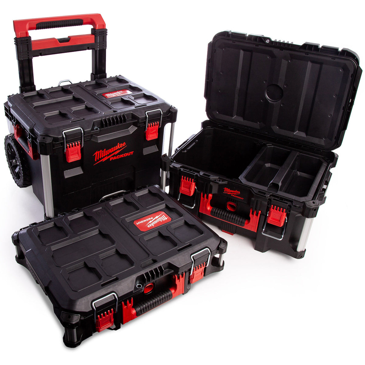Milwaukee Packout Trolley Toolbox 3 Piece Set 4932464244