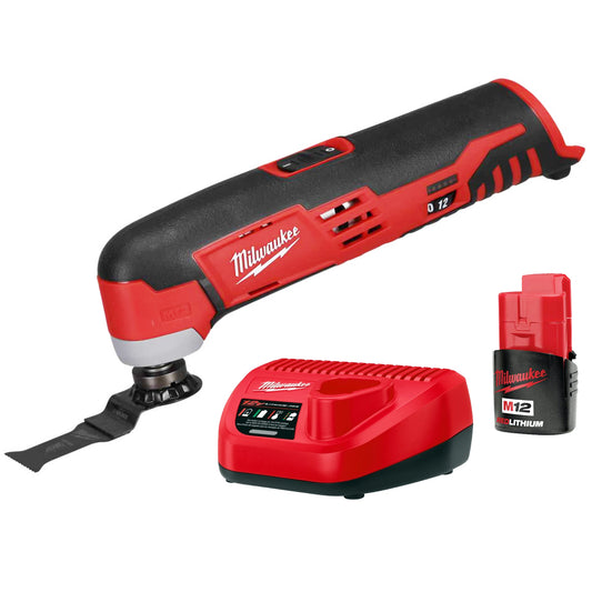 Milwaukee M12 C12MT-0 12V Sub Compact Multi-Tool with 1 x 2.0Ah Battery & Charger