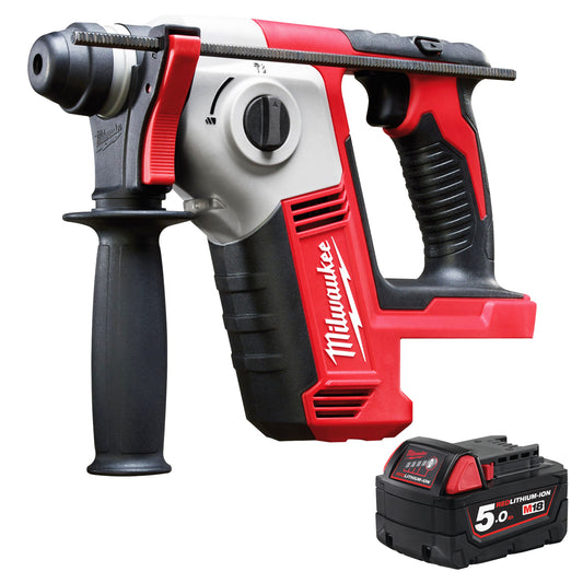 Milwaukee M18BH-0 18V SDS 2 Mode Hammer Drill with 1 x 5.0Ah Battery