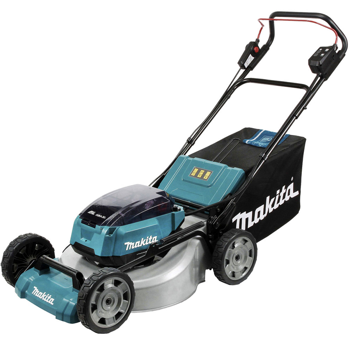 Makita DLM530PG2 36V LXT Brushless 530mm Lawn Mower With 2 x 6.0Ah Batteries & Charger