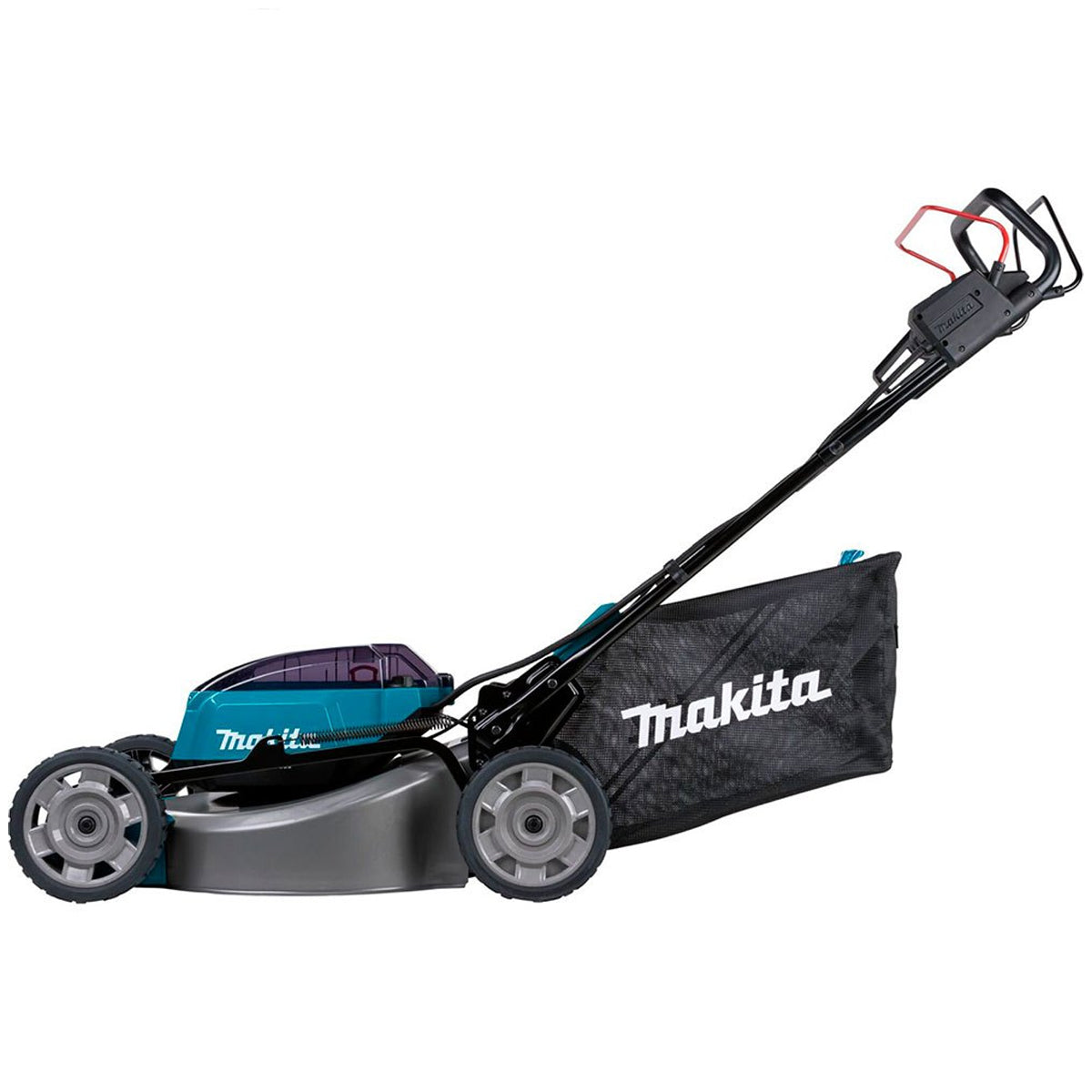 Makita DLM532PT4 36V LXT Brushless 530mm Lawn Mower With 4 x 5.0Ah Batteries & Twin Port Charger
