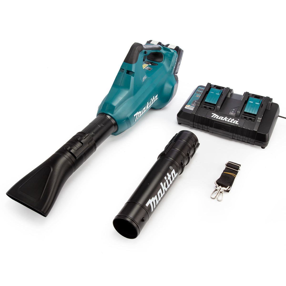 Makita DUB362PG2 36V Brushless Leaf Blower with 2 x 6.0Ah Batteries & Charger