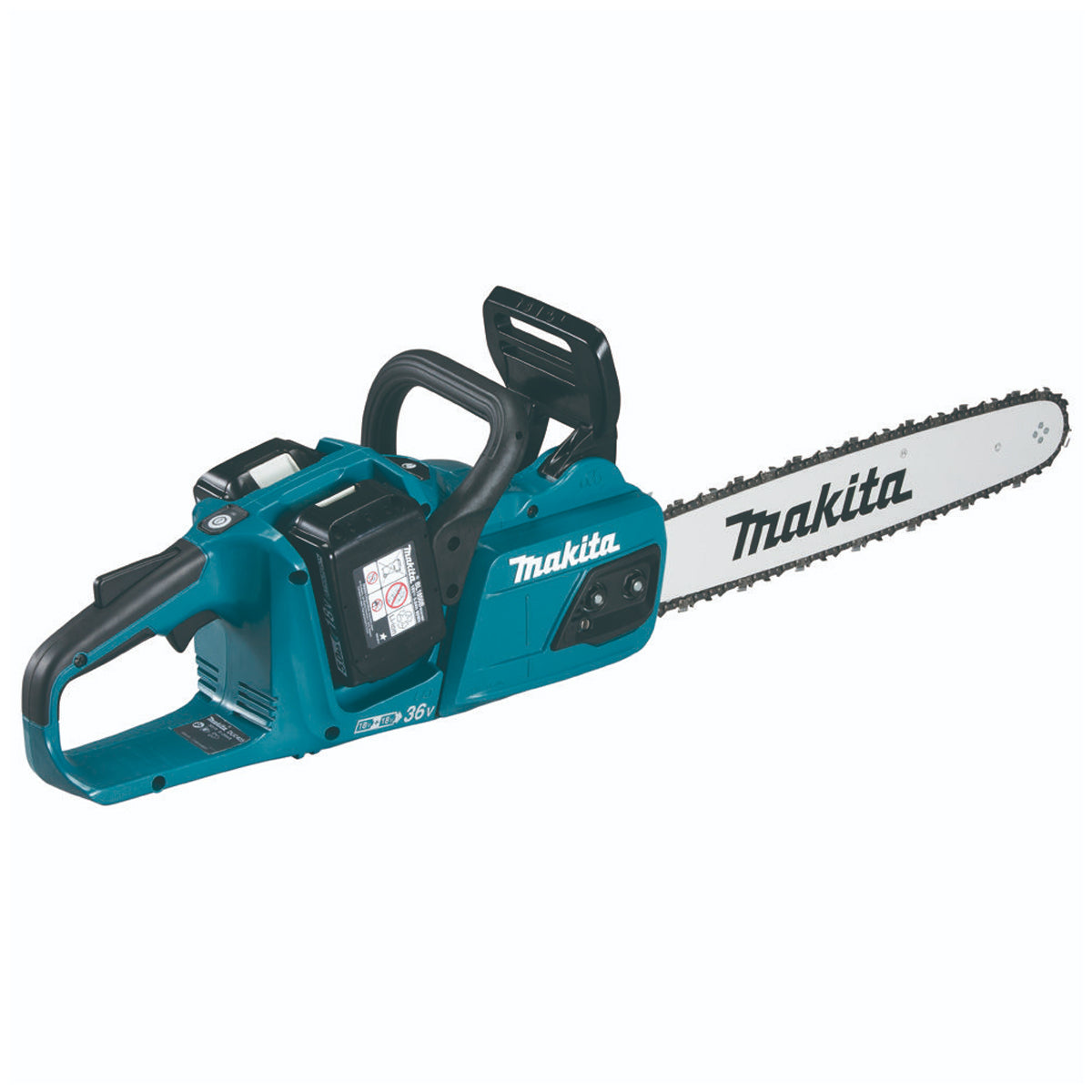 Makita DUC353PG2 36V Brushless Chainsaw 35cm with 2 x 6.0Ah Batteries & Charger