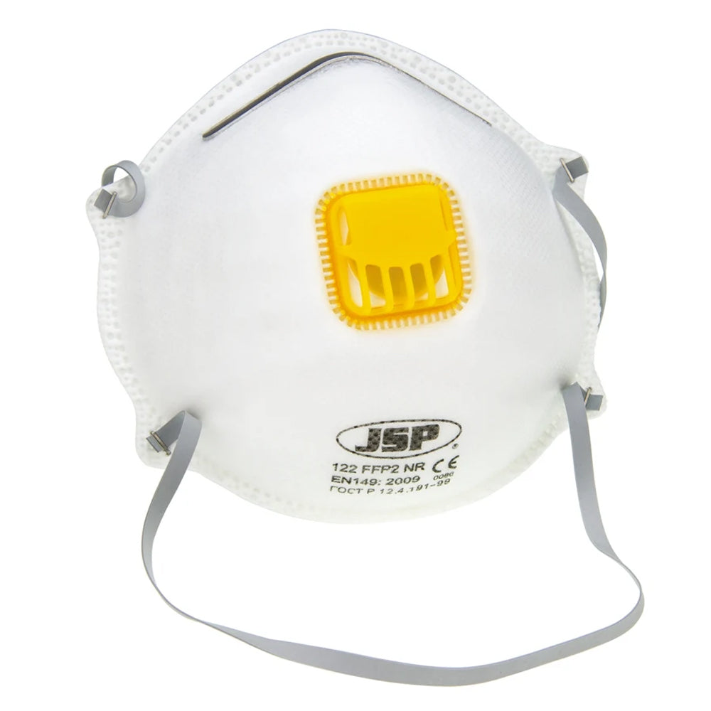 JSP Olympus Moulded Valved FFP2V Disposable Mask 122 Box of 10 BEK120001-A00
