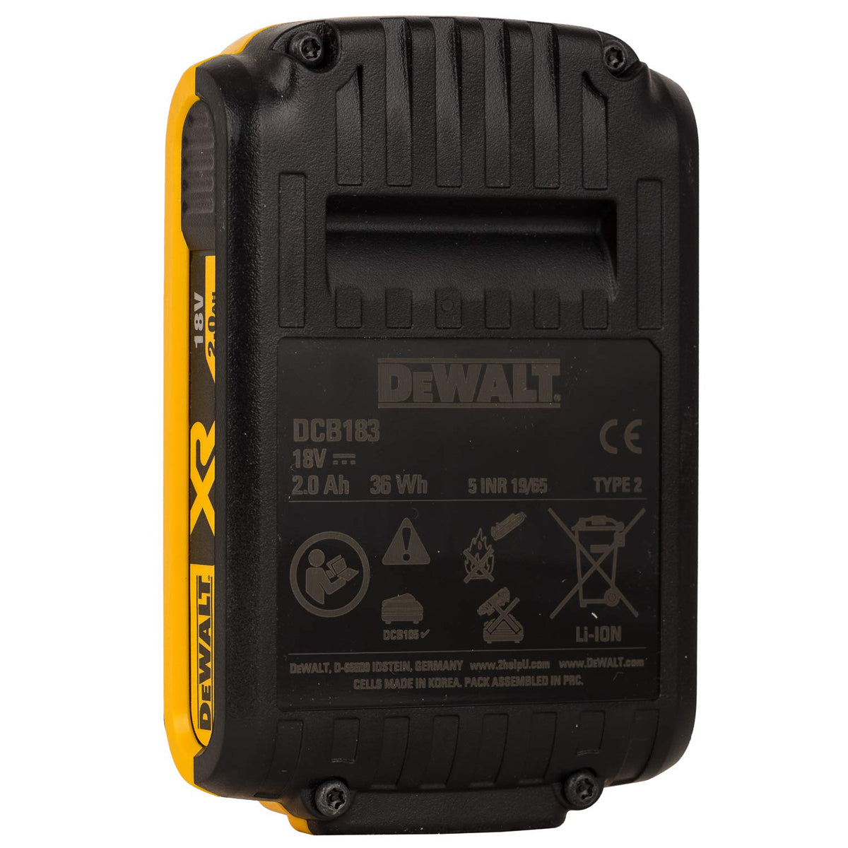Dewalt Genuine DCB183 18V XR Li-ion 2.0Ah Battery