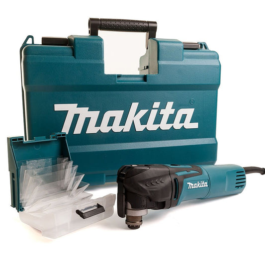 Makita TM3010CK Oscillating Multi-Tool 320W with Tool-Less Accessory Change 240V