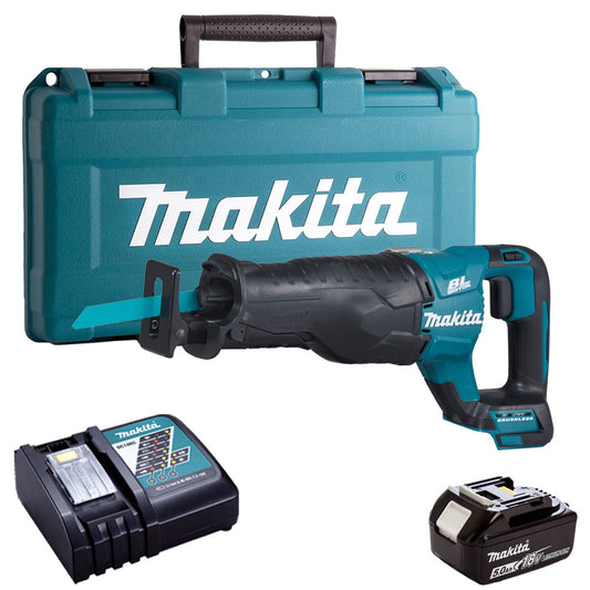 Makita DJR187Z 18V Brushless Reciprocating Saw With 1 x 5.0Ah Battery & Charger in Case