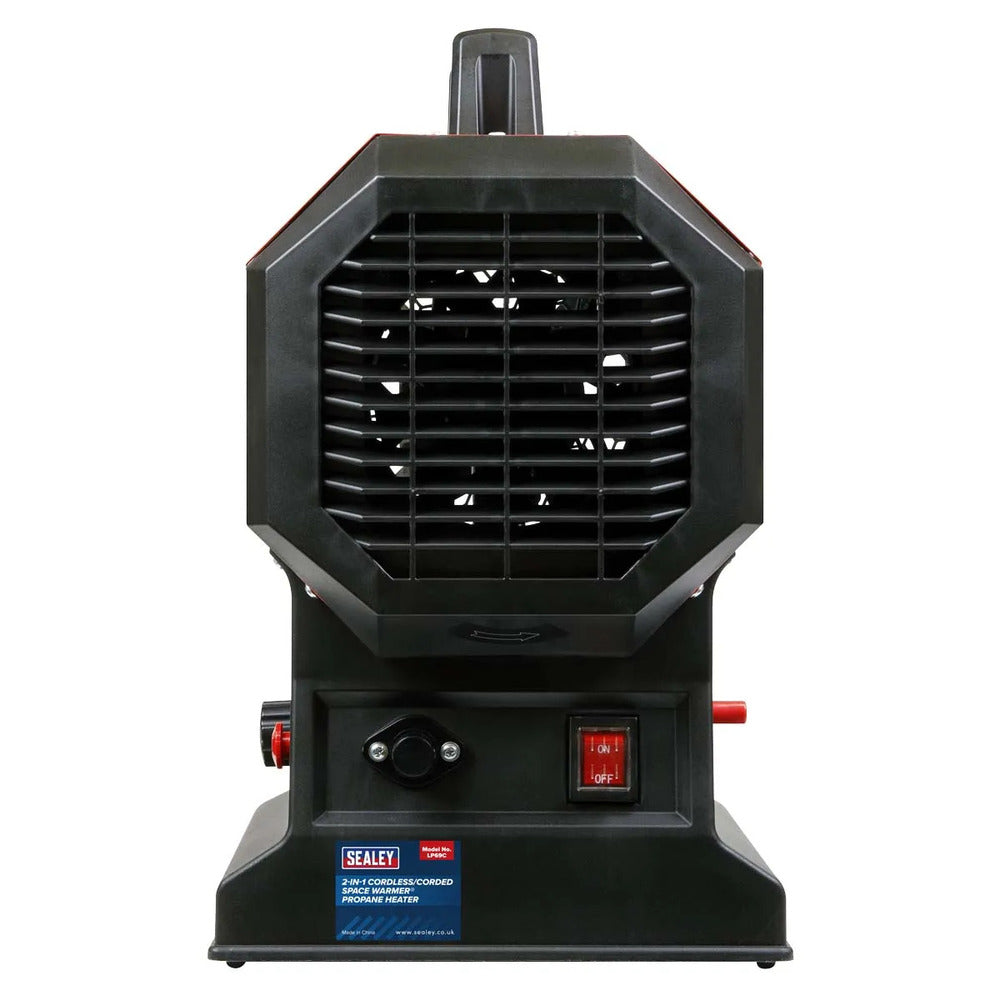 Sealey LP69C Space Warmer Propane Heater 9-20kW/20V