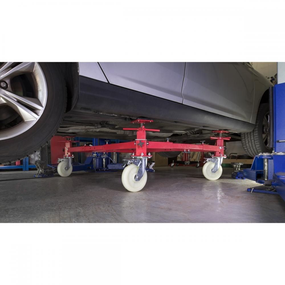 Sealey VMD002 Vehicle Moving Dolly 4 Post 900kg