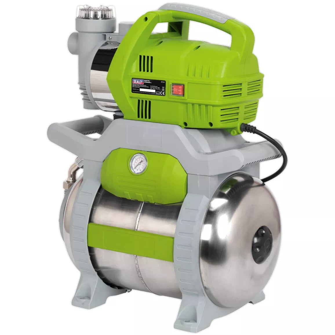 Sealey WPB062S 55ltr Surface Mounting Booster Pump Stainless Steel 230V