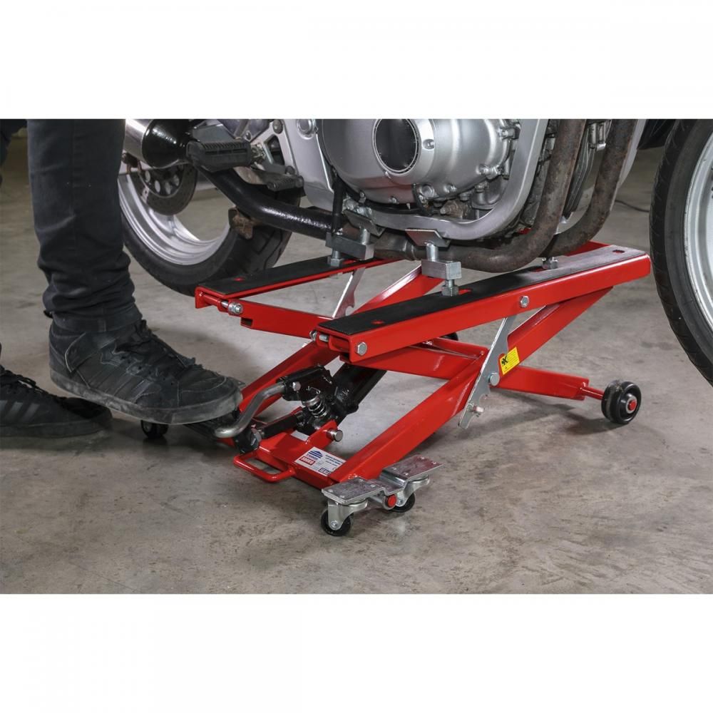 Sealey MC4500 Hydraulic Motorcycle & Quad Scissor Lift 500kg Capacity