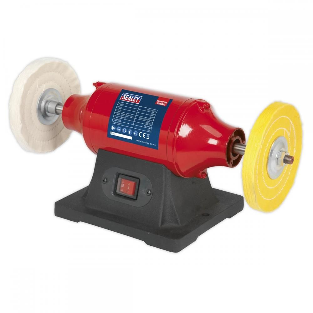 Sealey BB1502 Bench Mounting Buffer/Polisher 150mm 230V/370W