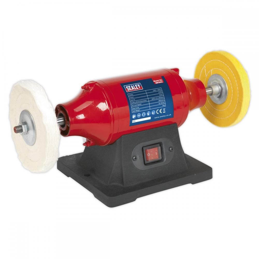 Sealey BB1502 Bench Mounting Buffer/Polisher 150mm 230V/370W