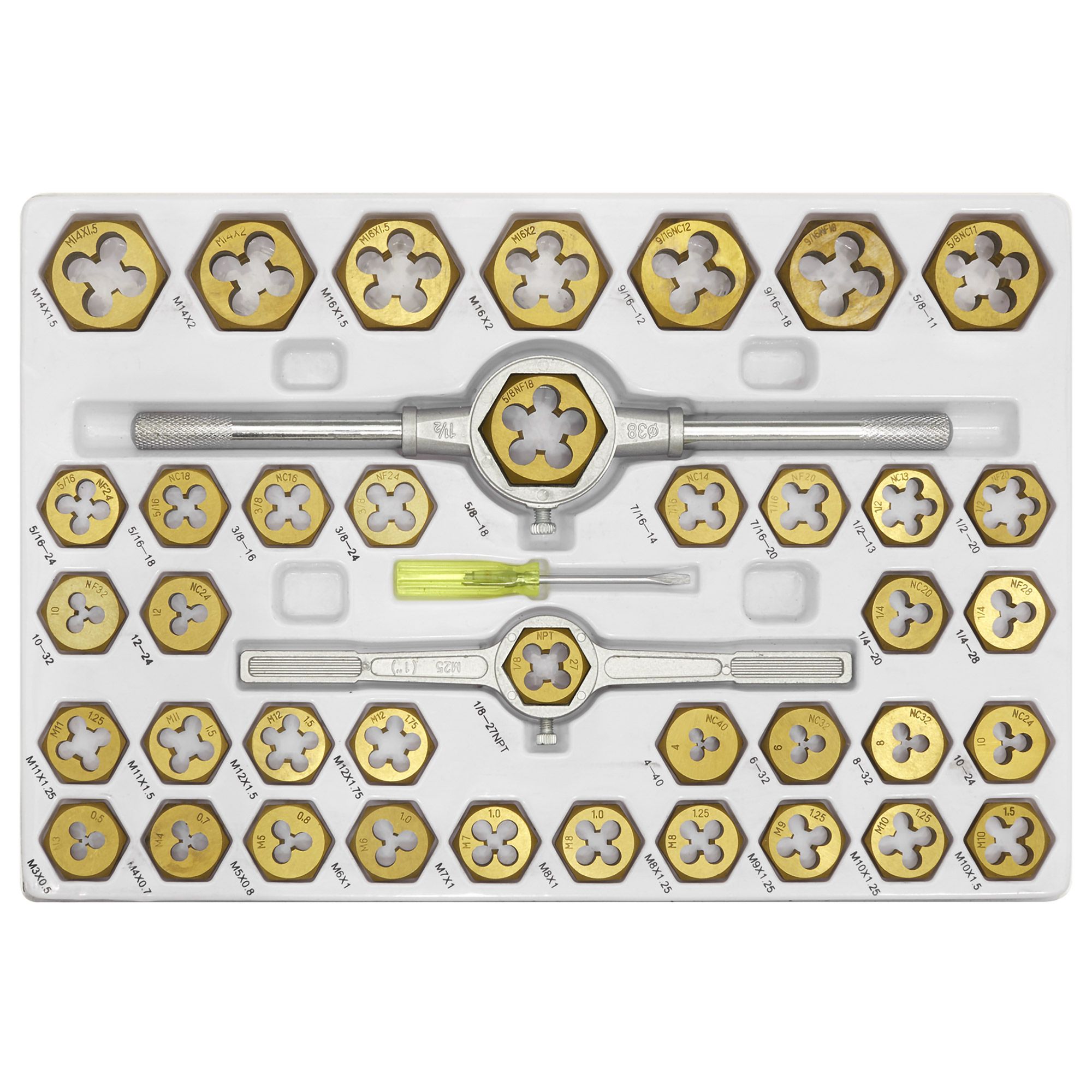 Sealey AK3086HIM Tap And Die Set Hexagonal Metric And Imperial 86pc