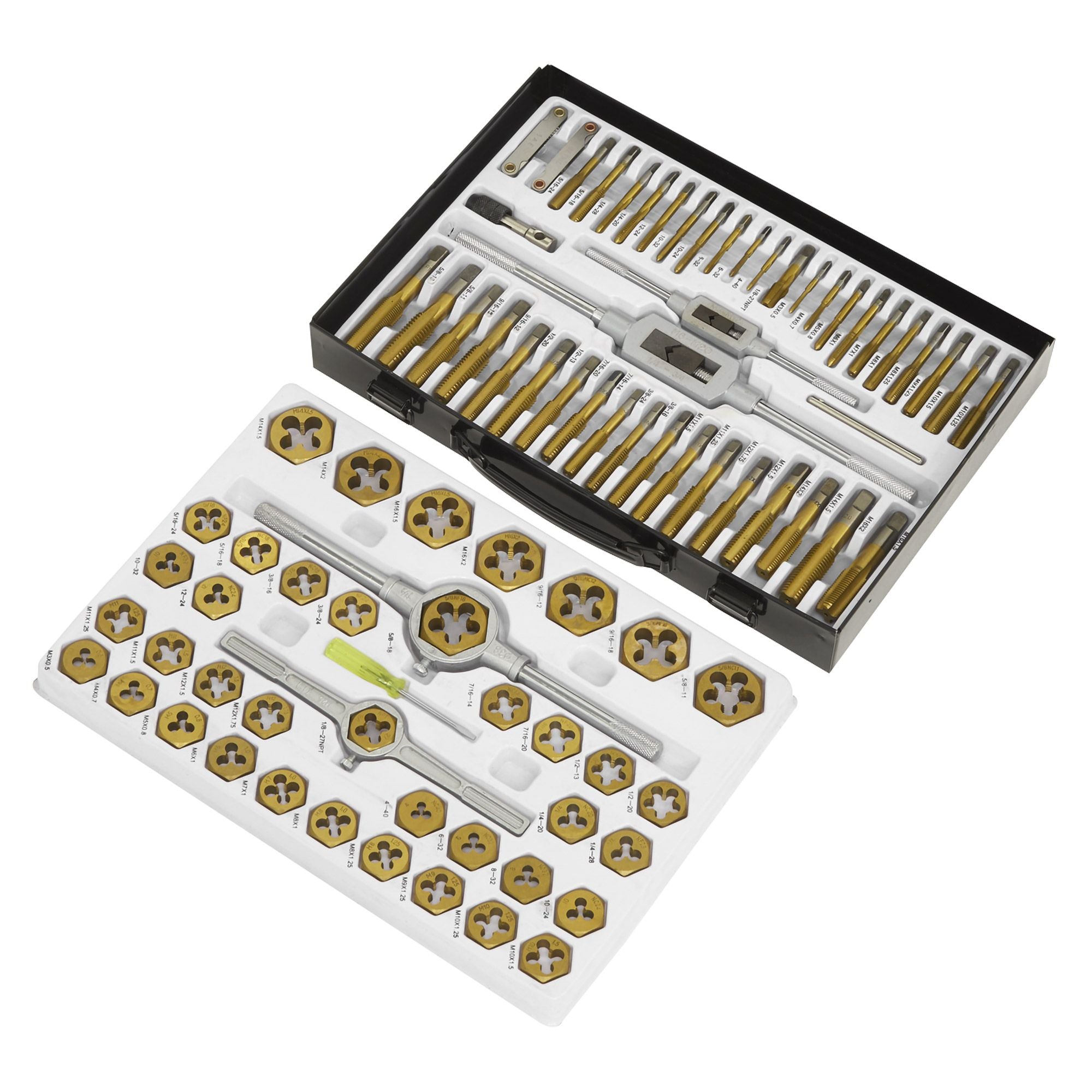 Sealey AK3086HIM Tap And Die Set Hexagonal Metric And Imperial 86pc