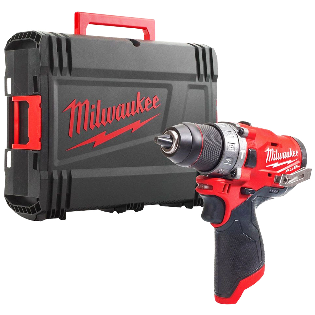 Milwaukee M12FPD2 0X 12V Fuel Brushless Combi Drill with Case