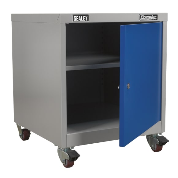 Sealey API5659 Mobile Industrial Cabinet 1 Shelf Locker