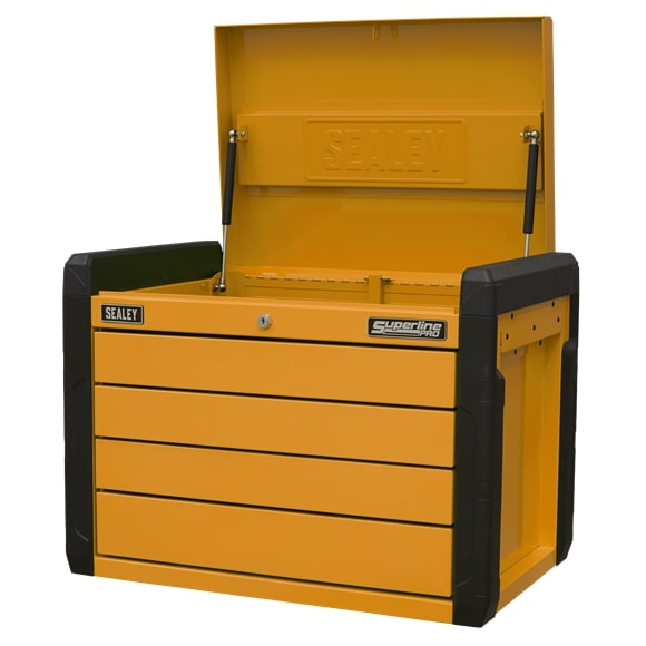 Sealey APPD4O 4-Drawer Push-to-Open Topchest Orange