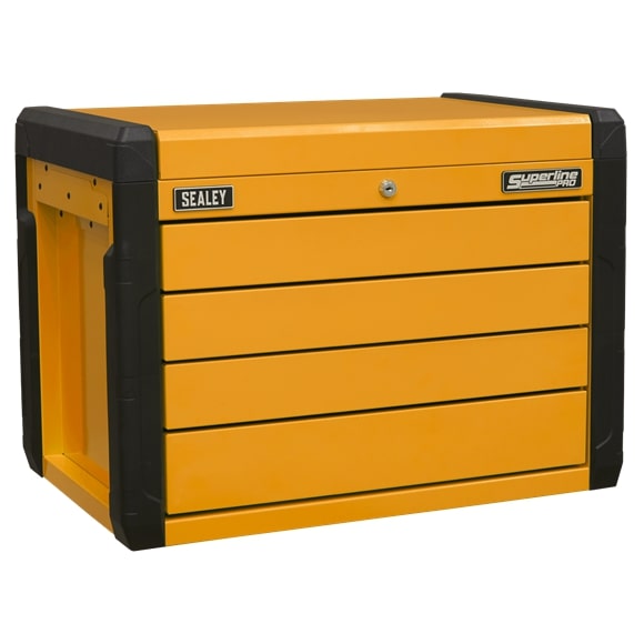 Sealey APPD4O 4-Drawer Push-to-Open Topchest Orange