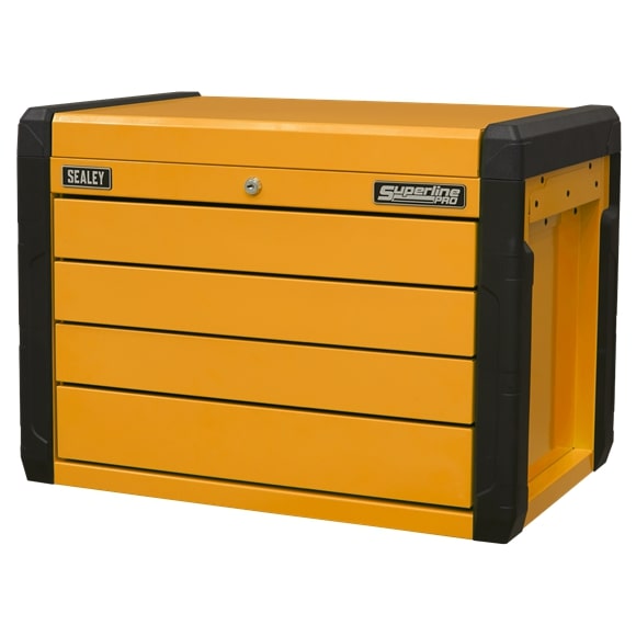 Sealey APPD4O 4-Drawer Push-to-Open Topchest Orange