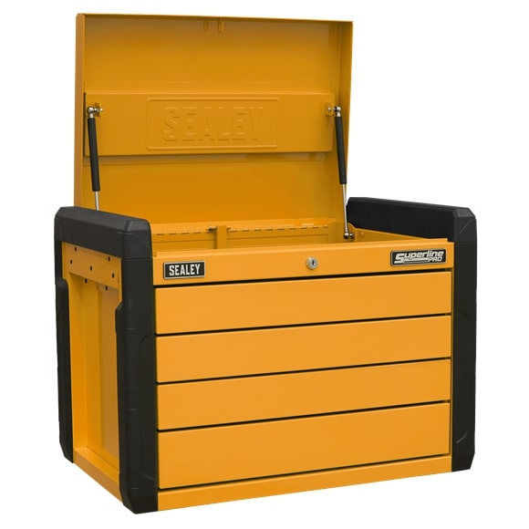 Sealey APPD4O 4-Drawer Push-to-Open Topchest Orange