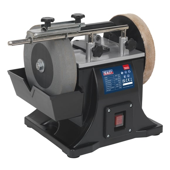 Sealey SMS2101 Sharpener Ø200mm with Honing Wheel 180W