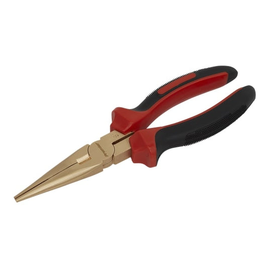 Sealey NS075 Long Nose Pliers 200mm Non-Sparking