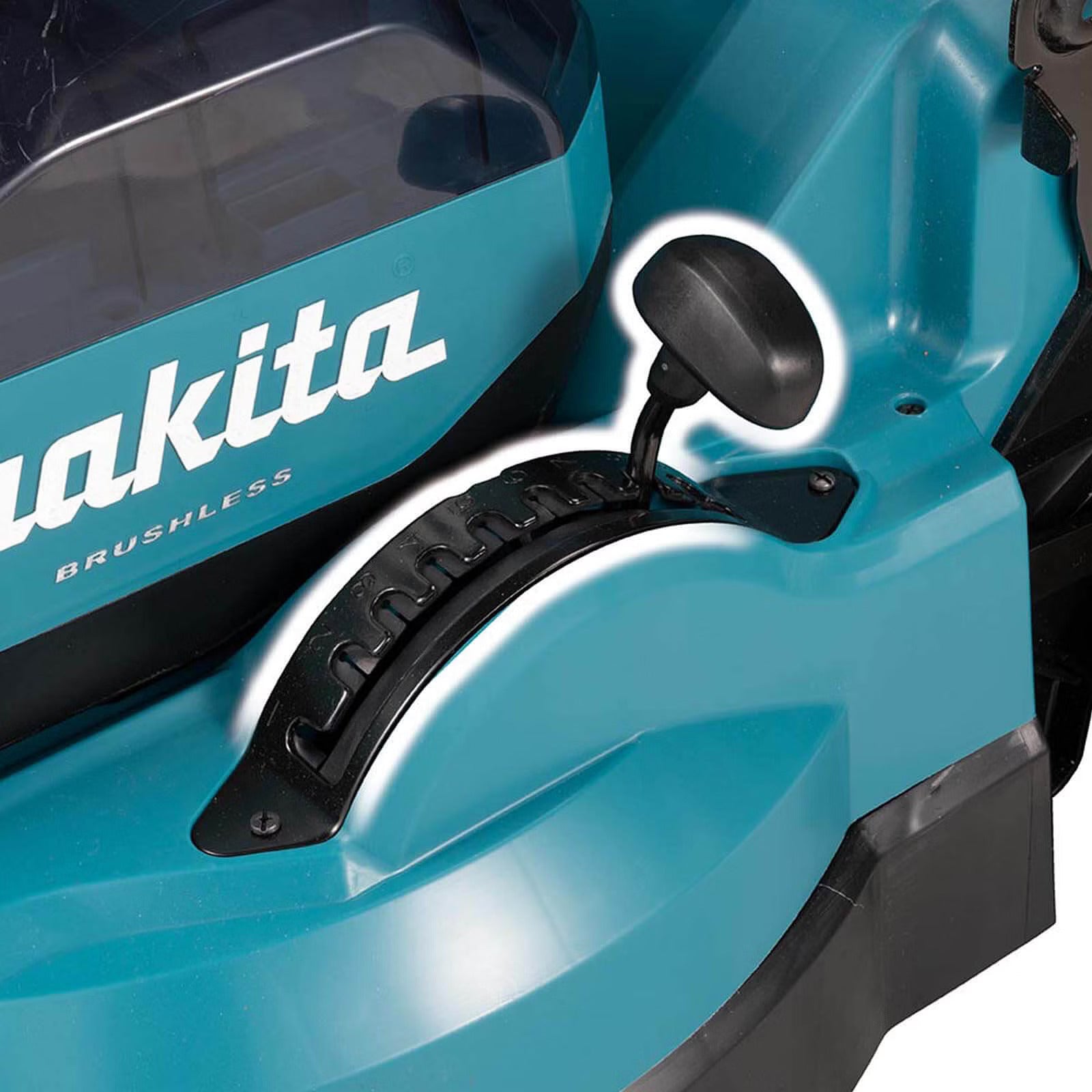 Makita LM002JM101 64Vmax 53cm Brushless Lawn Mower With 1 x BL6440 4.0Ah Battery & DC64WA Charger