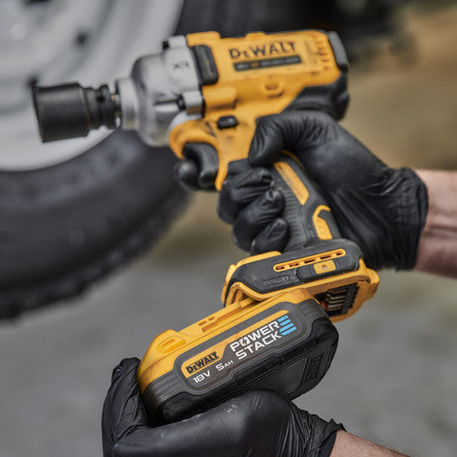 DeWalt DCF891H2T-GB 18V XR Brushless Impact Wrench with 2 x 5.0Ah Batteries & Charger
