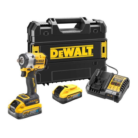 Dewalt DCF921H2T-GB 18V XR Brushless 1/2” Impact Wrench with 2x 5.0Ah Batteries & Charger
