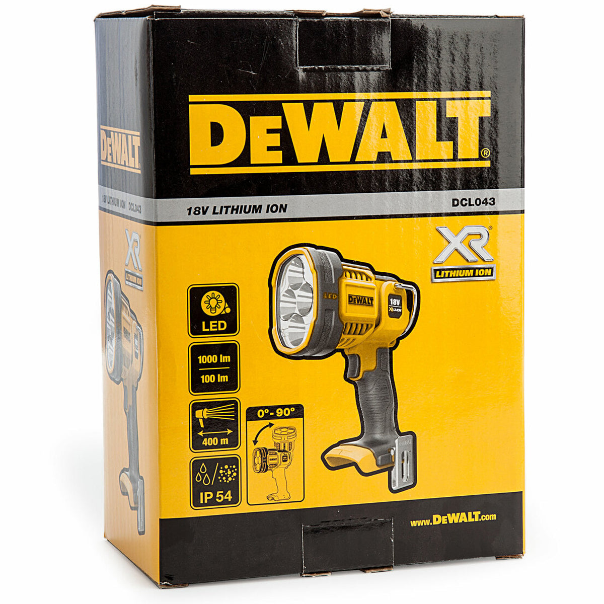 DeWalt DCL043 18V XR Li-Ion Cordless LED Spotlight Body Only