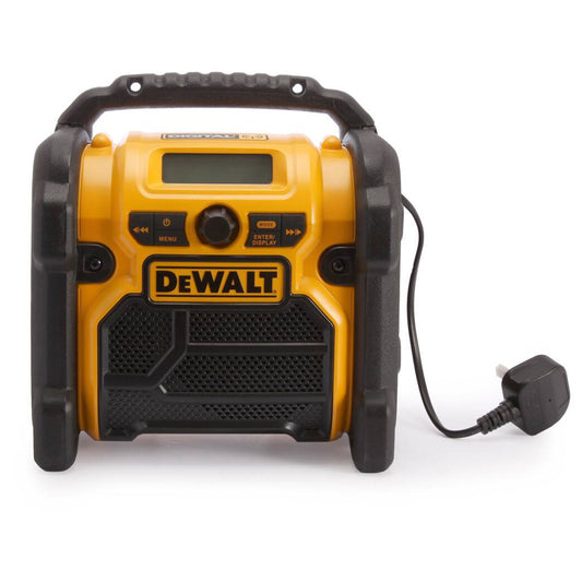 Dewalt DCR020 XR 240V  Compact DAB Radio for 10.8V - 18V Batteries