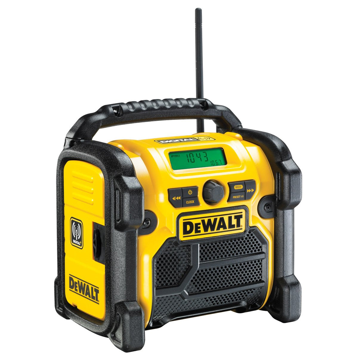 Dewalt DCR020 XR 240V  Compact DAB Radio for 10.8V - 18V Batteries