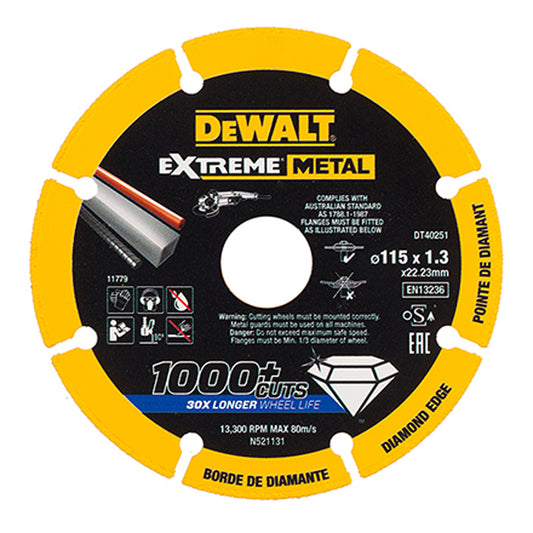 Dewalt DT40251 115mm Extreme Metal Diamond Disc