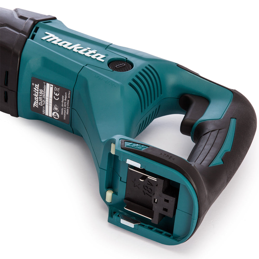 Makita DJR186Z 18V LXT Reciprocating Sabre Saw with 1 x 5.0Ah Battery Charger