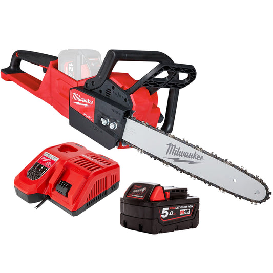 Milwaukee M18FCHS35-0 18V Fuel Brushless Chainsaw 35cm Bar with 1 x 5.0Ah Battery & Charger