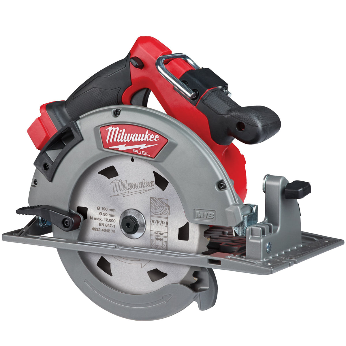 Milwaukee M18FCS66-0 M18 18V Fuel Brushless 66mm Circular Saw with 2 x 5.0Ah Battery & Charger