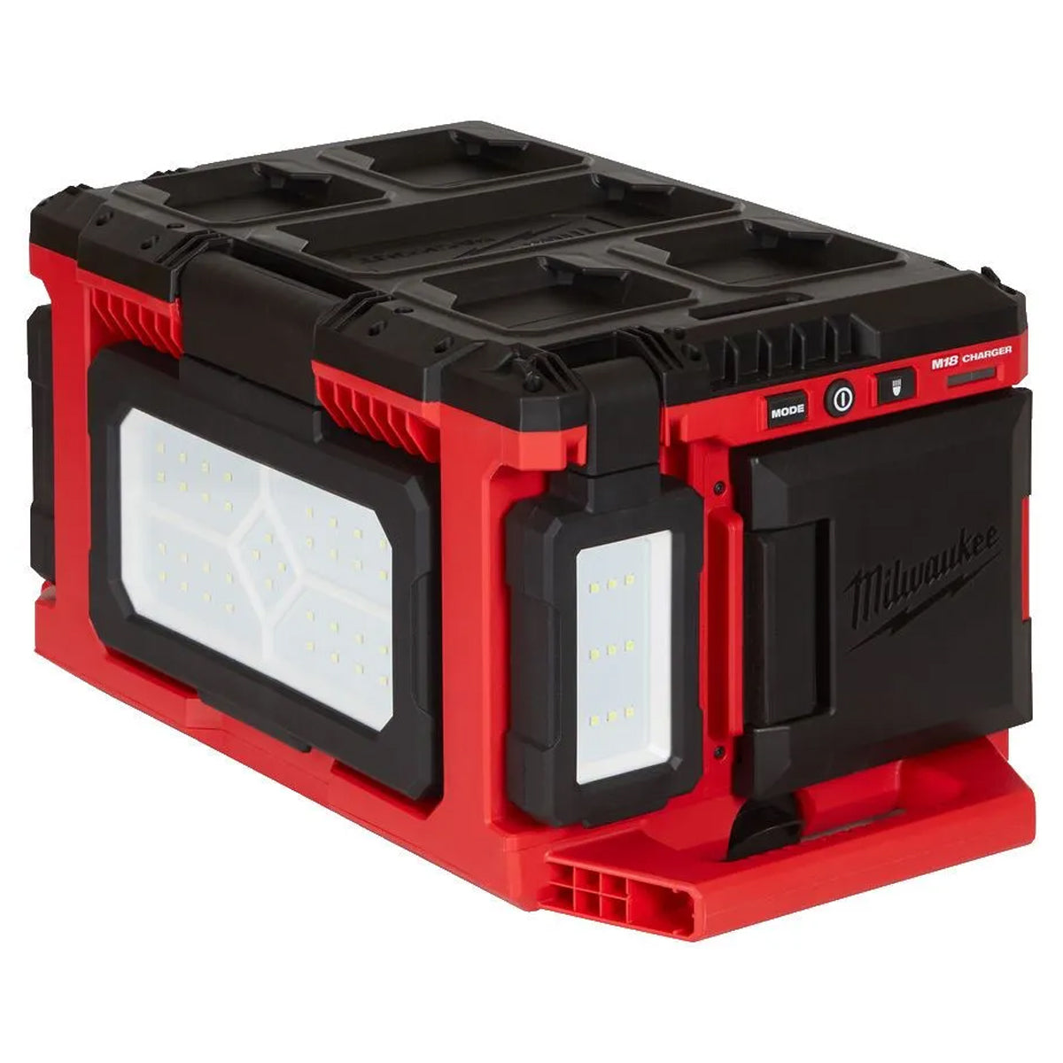 Milwaukee M18POALC-0 18V Packout Area Light & Charger with 1 x 5.0Ah Battery