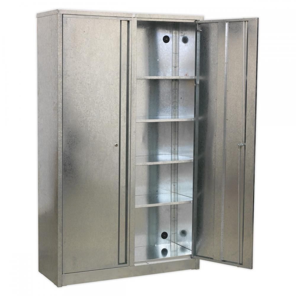 Sealey GSC110385 Galvanized Steel Floor Cabinet 4-Shelf