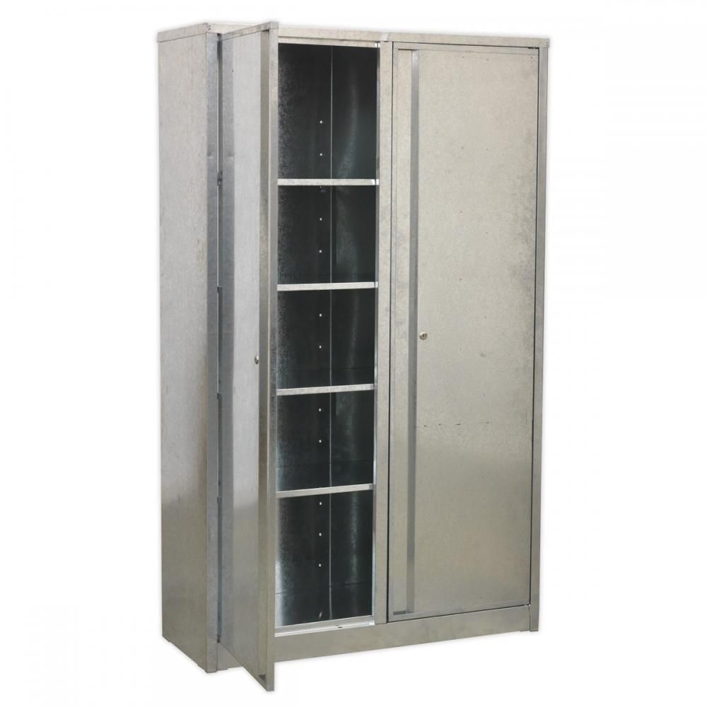 Sealey GSC110385 Galvanized Steel Floor Cabinet 4-Shelf