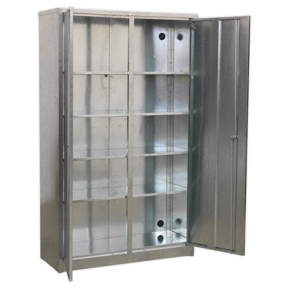 Sealey GSC110385 Galvanized Steel Floor Cabinet 4-Shelf