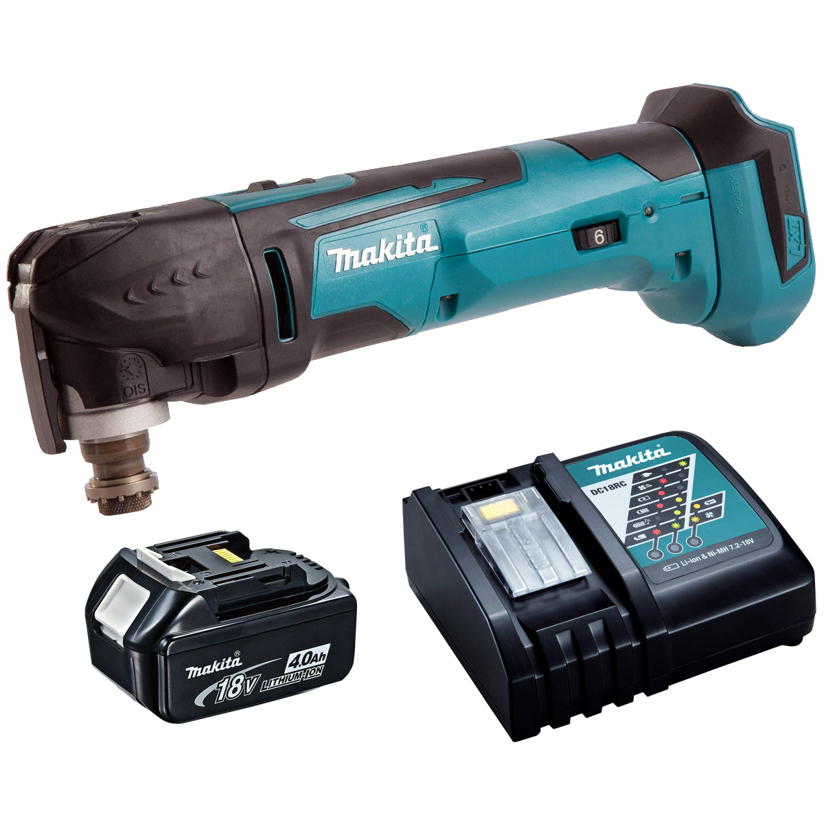 Makita DTM51Z 18V Oscillating Multi Tool Cutter with 1 x 4.0Ah Battery & Charger