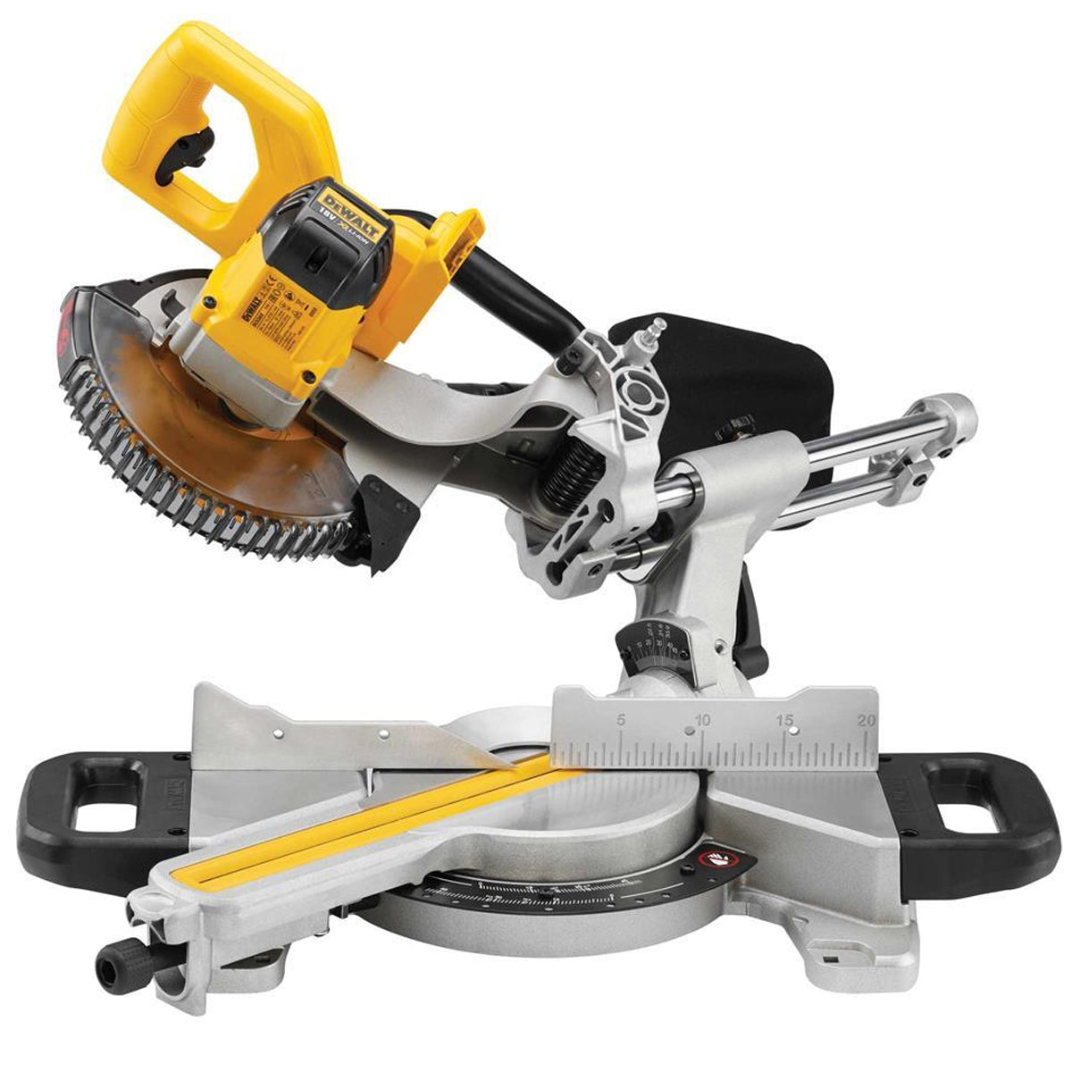 DeWalt DCS365M2 18V XR 184mm Mitre Saw with 2 x 4.0Ah Battery & Charger