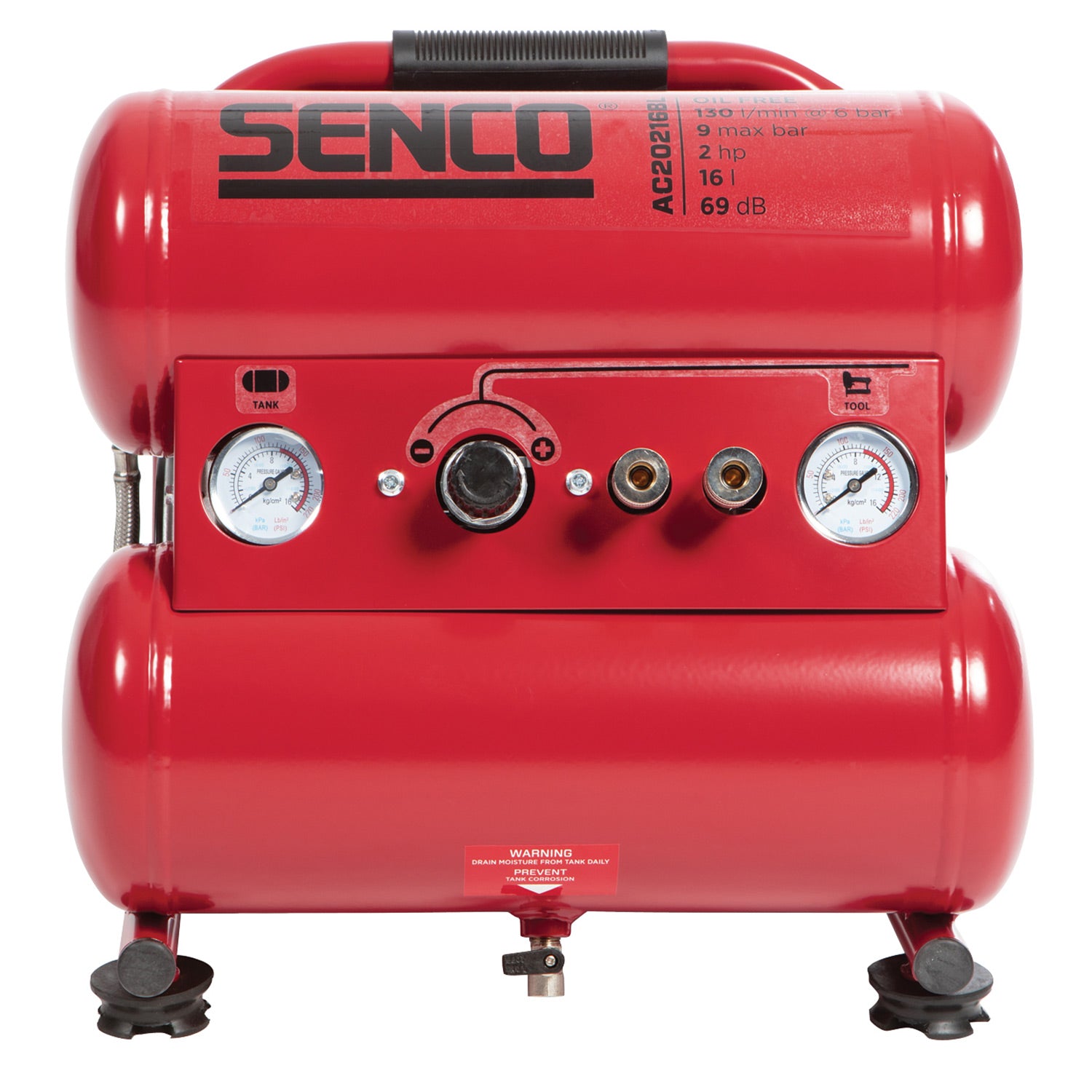 Senco AFN0037UK2 16L Low Noise Compressor 230V - AC20216BL-UK2