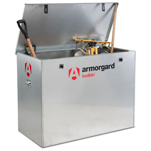Armorgard GB3 Toolbin Galvanised Storage Box 1190 x 585 x 850mm