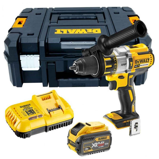 DeWalt DCD996X1 18V XRP Brushless Combi Drill with 1 x 9.0Ah Battery Charger & Case