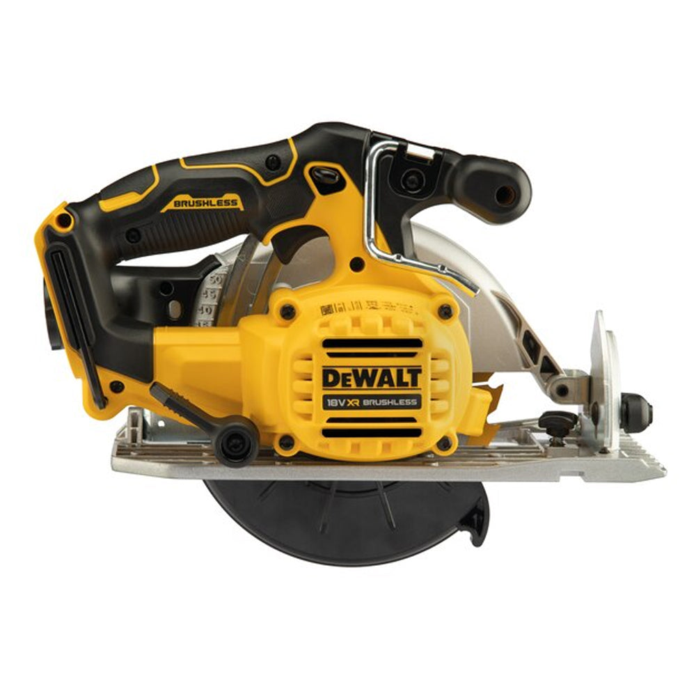 Dewalt DCS565P1 18V XR 165mm Brushless Circular Saw with 1 x 5.0Ah Batteries & Charger in Bag